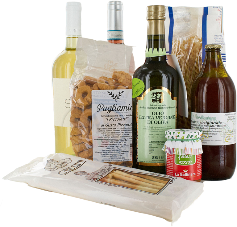 Geschenkmanden Deli Italia